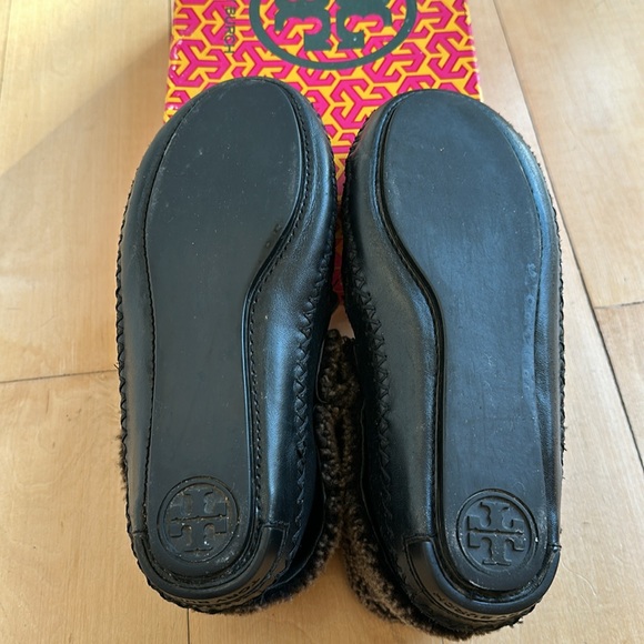 Tory Burch Nathan Shearling Moccasin booties size 7 - Picture 5 of 8
